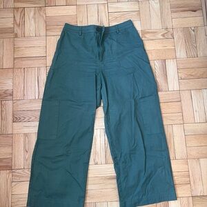 Princess Polly Green Wide-Leg Pants
